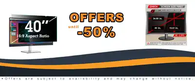 40-Inch Privacy Screen Filter Widescreen TV Monitor Anti-Glare Blue Light