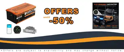 48V 105AH LiFePO4 Lithium Battery for Golf Carts