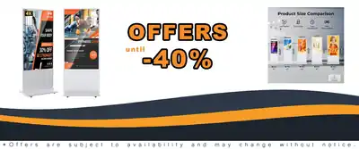 65 Inch 4K LCD Digital Signage Screen White