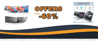 KYY Triple Portable Monitor for Laptop 14