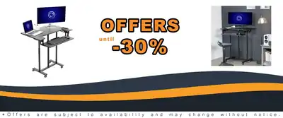 VIVO Mobile Height Adjustable Table Review and Deals